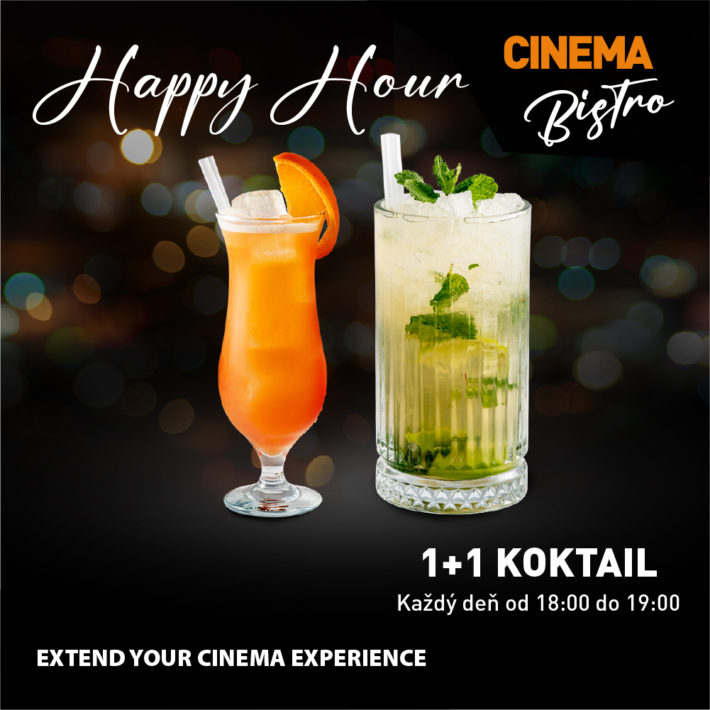 Happy Hour at Cinema Bistro.
