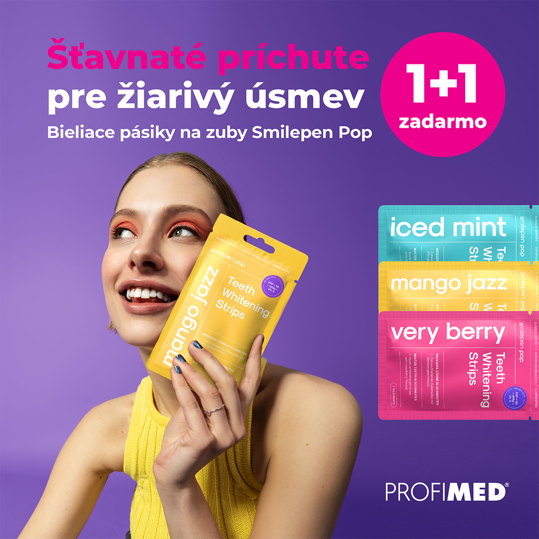 Bieliace pásiky Smilepen Pop 1+1 ZADARMO