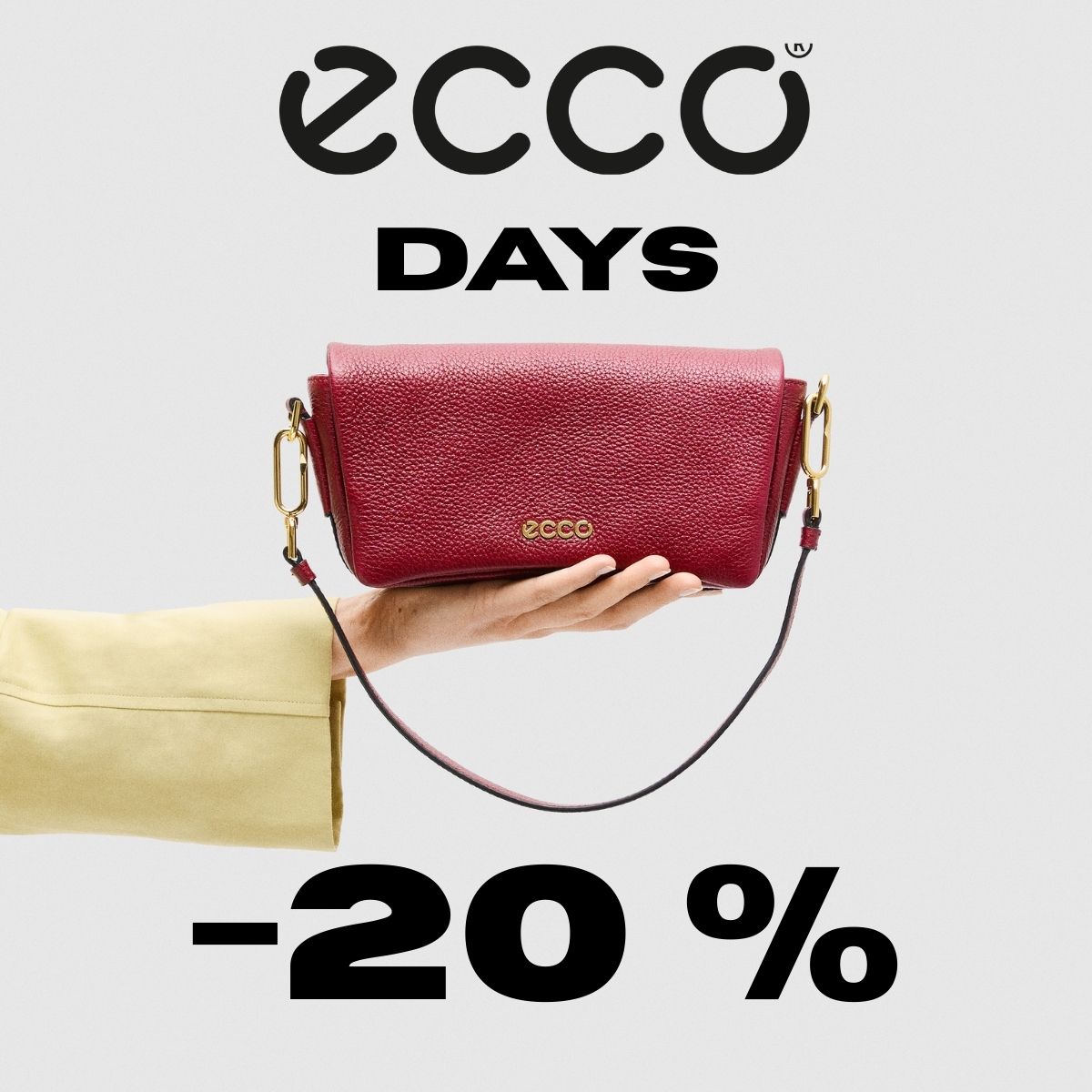 ECCO DNI – 20 % ZĽAVA NA VYBRANÉ PRODUKTY*