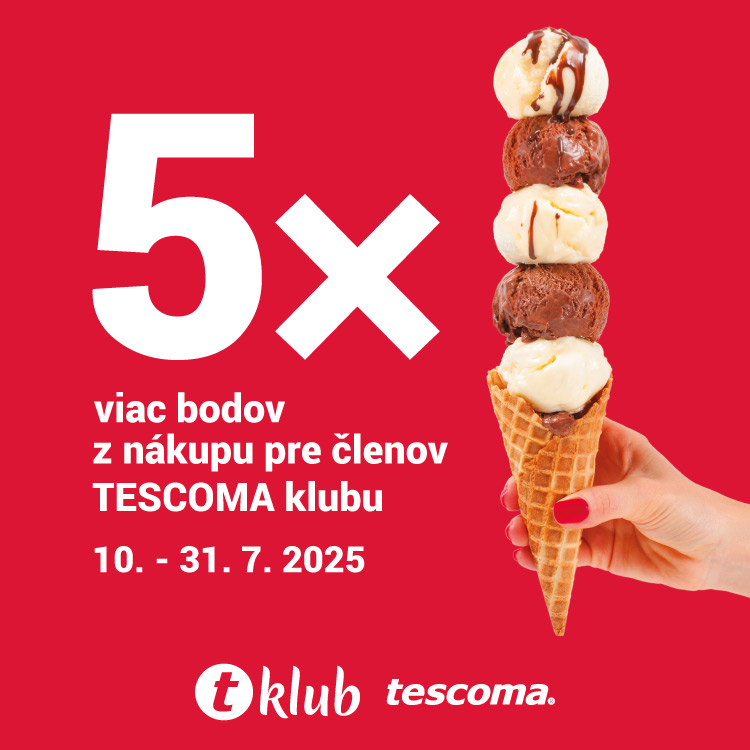 Treat yourself to 5 times the points from Tescoma