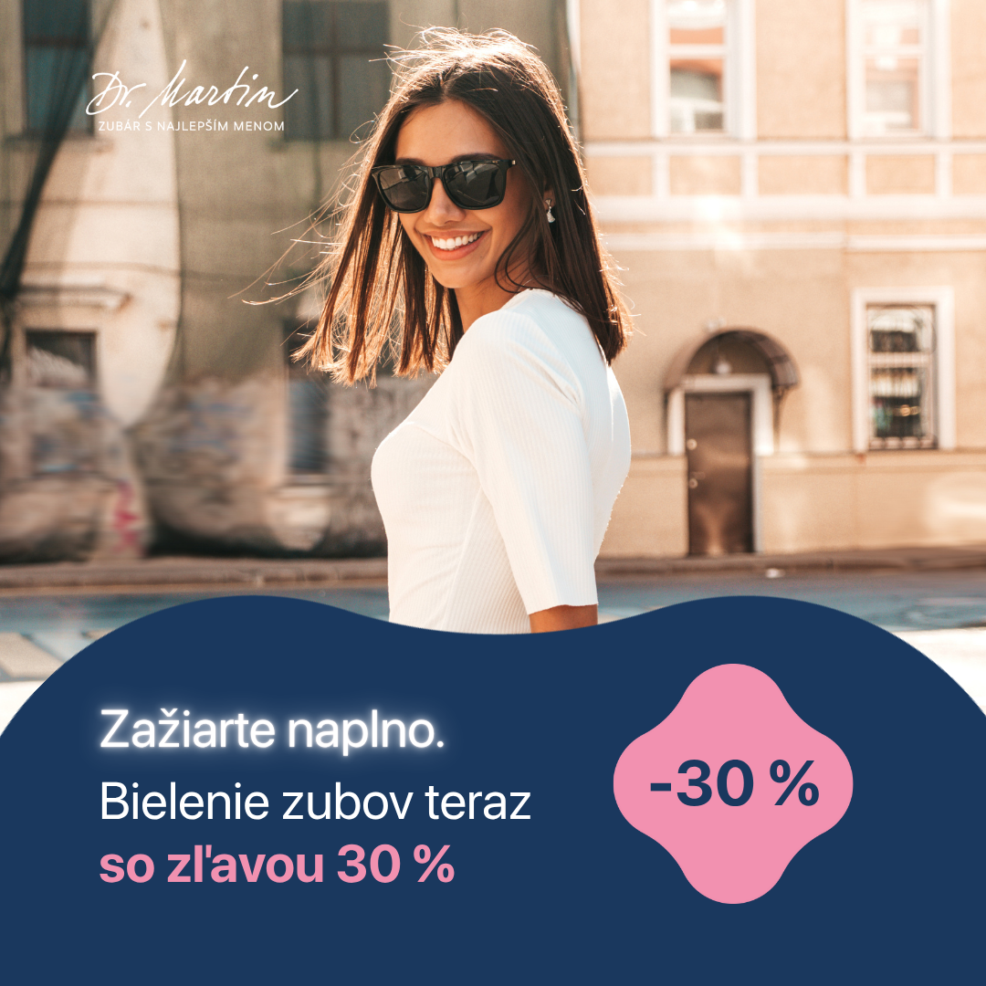 Shine bright. Teeth whitening with a 30% discount.