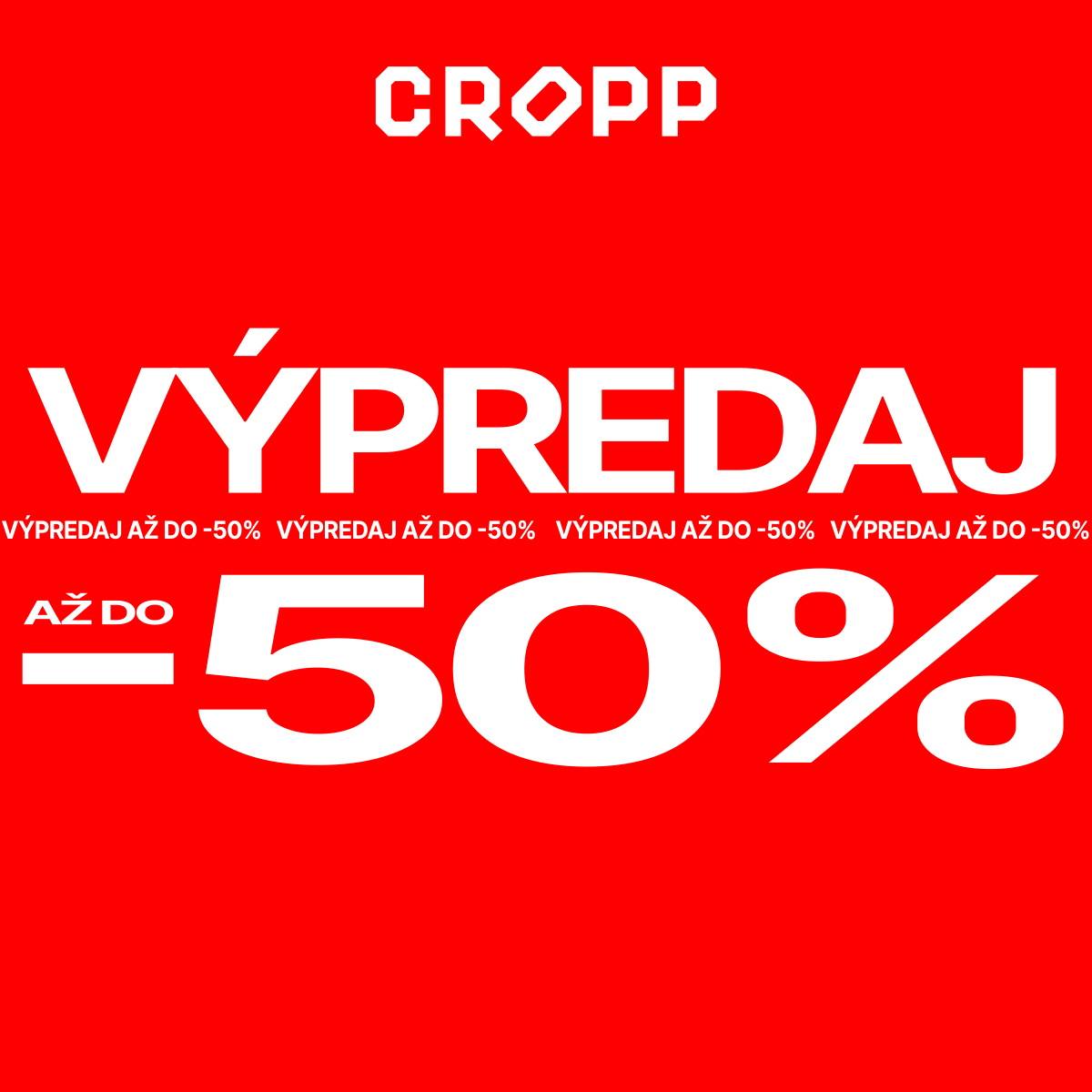 Výpredaj v CROPP odštartoval!